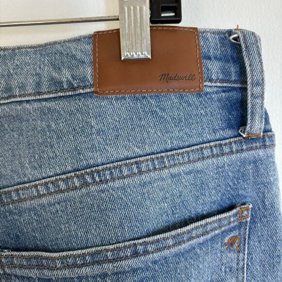 Madewell Cali Demi Boot Jeans Size 32 Dory Wash Comfort Stretch High Rise Crop - Picture 11 of 16